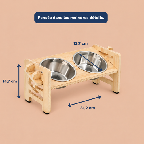 Gamelle Orthopédique 6 positions⏐Pellowsy™