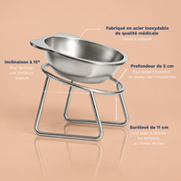 Gamelle Orthopédique - Petits Chiens⏐Pellowsy™